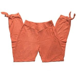 Lulus comfy orange crossover lounge joggers Size S